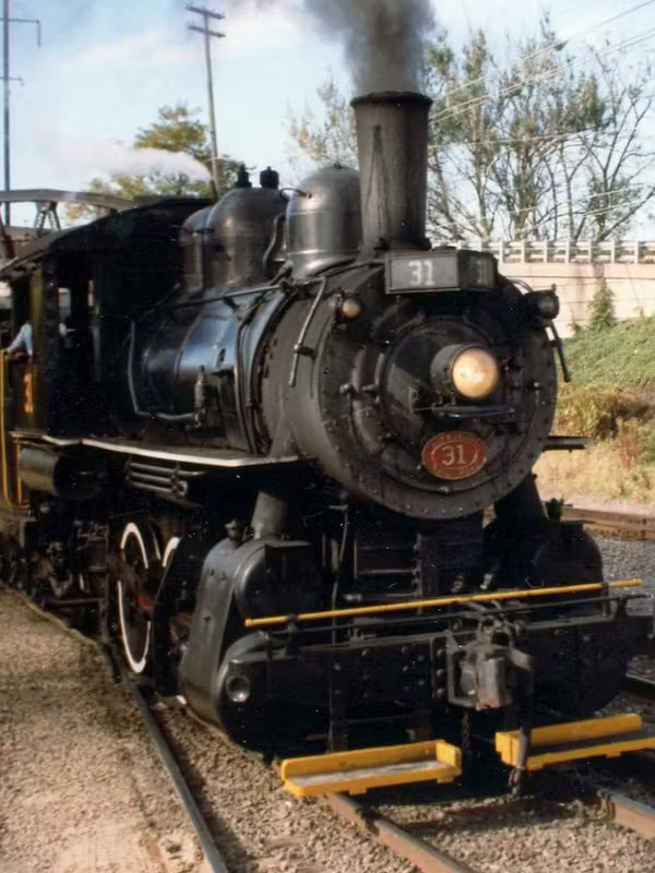 An image of Strasburg Rail Road No. 31 locomotive